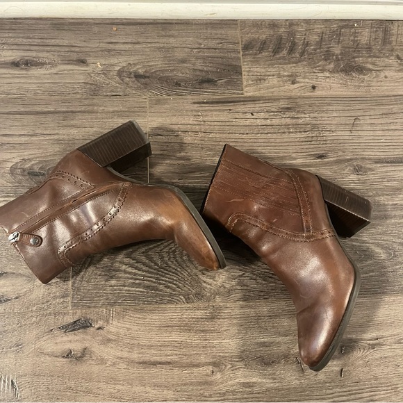 Geox D Jacky Women's Ankle Boots Italian Soft Leather Size 41 - Picture 2 of 9